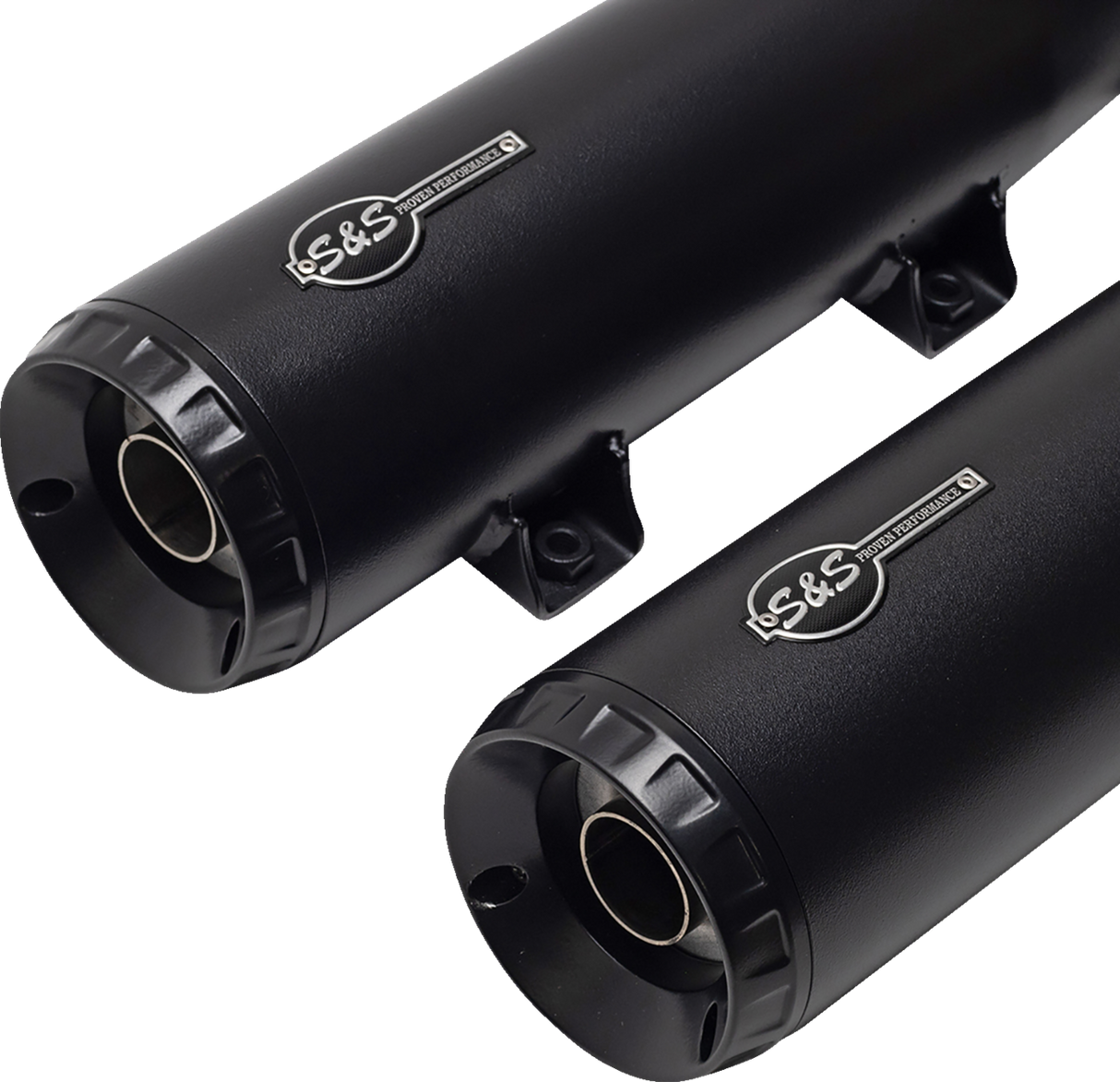 Grand National Slip-On Mufflers - Black - 50-State 2015 - 2023