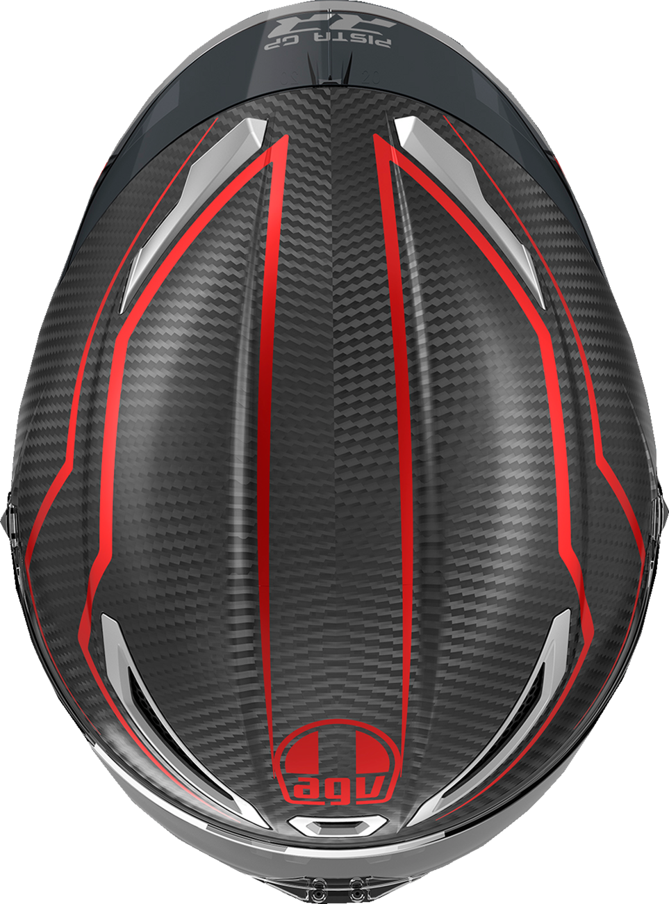 Pista GP RR Helmet - Intrepido - Matte Carbon/Black/Red - Small