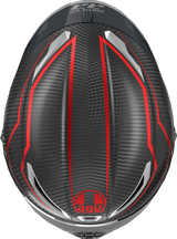 Pista GP RR Helmet - Intrepido - Matte Carbon/Black/Red - Small