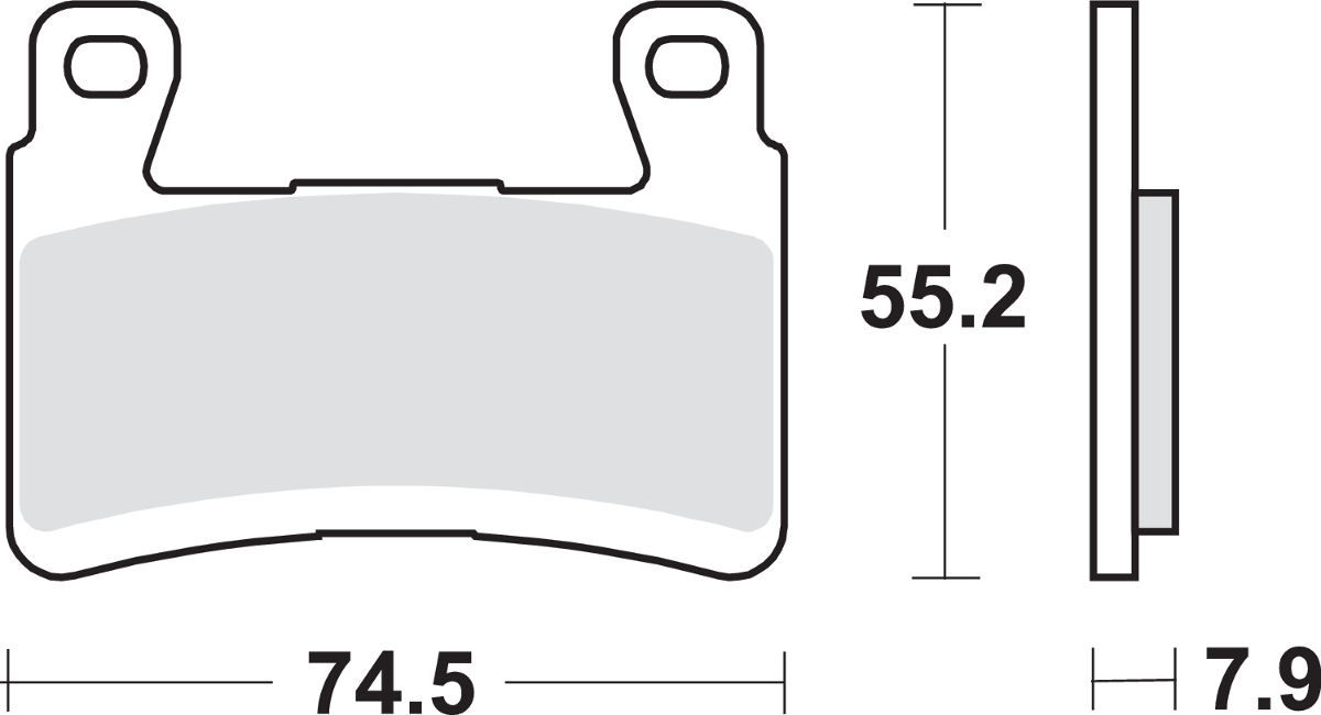 HS Brake Pads - Kawsasaki - 894HS 2020 - 2022