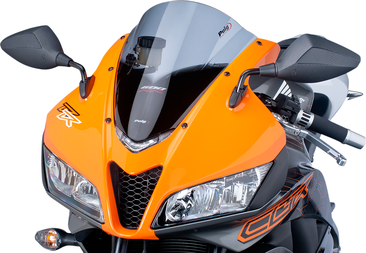 Race Windscreen - 13-3/8\" - Smoke - CBR600RR 1990 - 2016