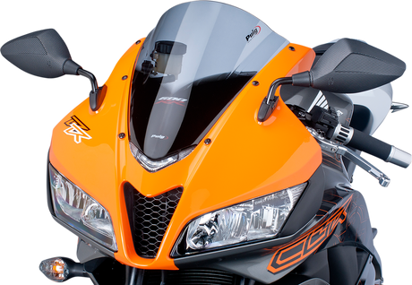 Race Windscreen - 13-3/8\" - Smoke - CBR600RR 1990 - 2016