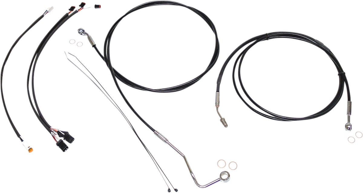 Control Cable Kit - XR - Black/Chrome 2017 - 2020