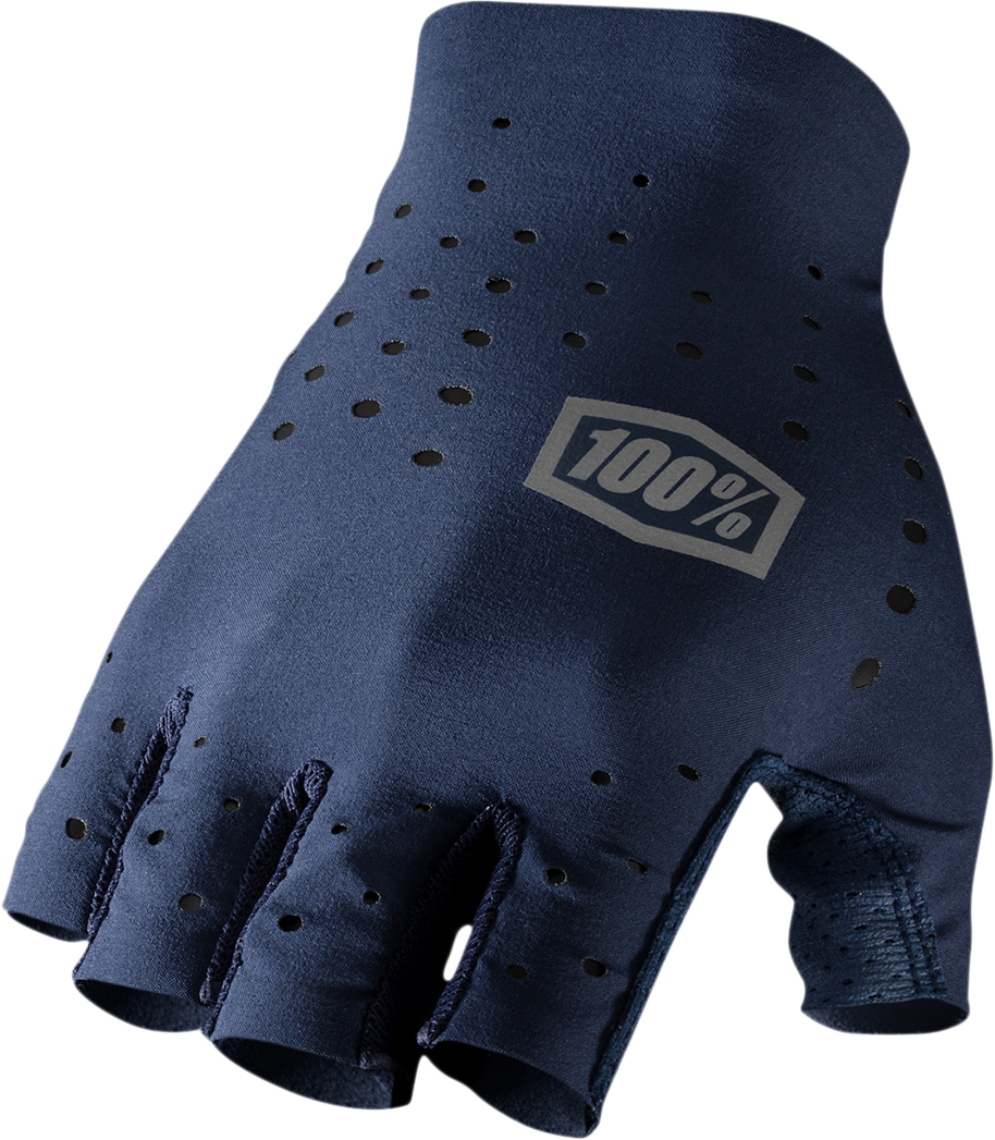 Sling Short Finger Gloves - Navy - Small