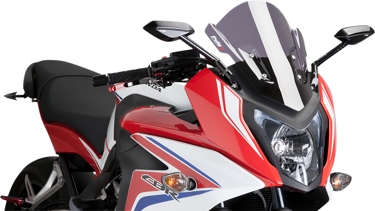 Race Windscreen - 14\" - Dark Smoke - CBR650F 2014 - 2018