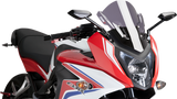 Race Windscreen - 14\" - Dark Smoke - CBR650F 2014 - 2018