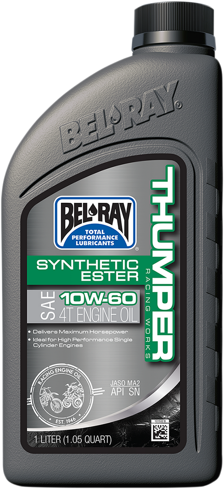 Thumper Synthetic Oil - 10W-60 - 1L