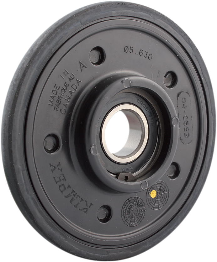 Idler Wheel with Bearing 6205-2RS - Without Insert - Black - Group 1 - 5.63\" OD x 1\" ID 1978 - 2007