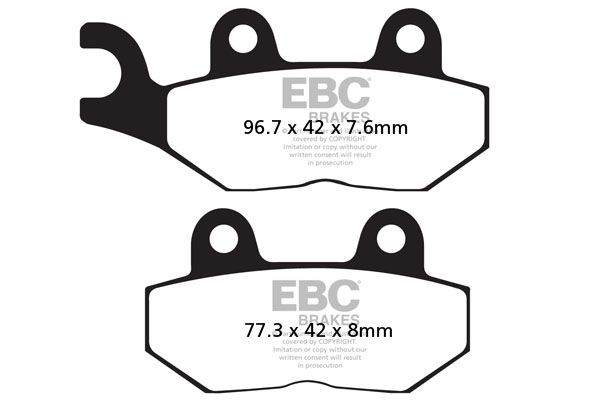 HH Brake Pads - FA214HH 1992 - 1998