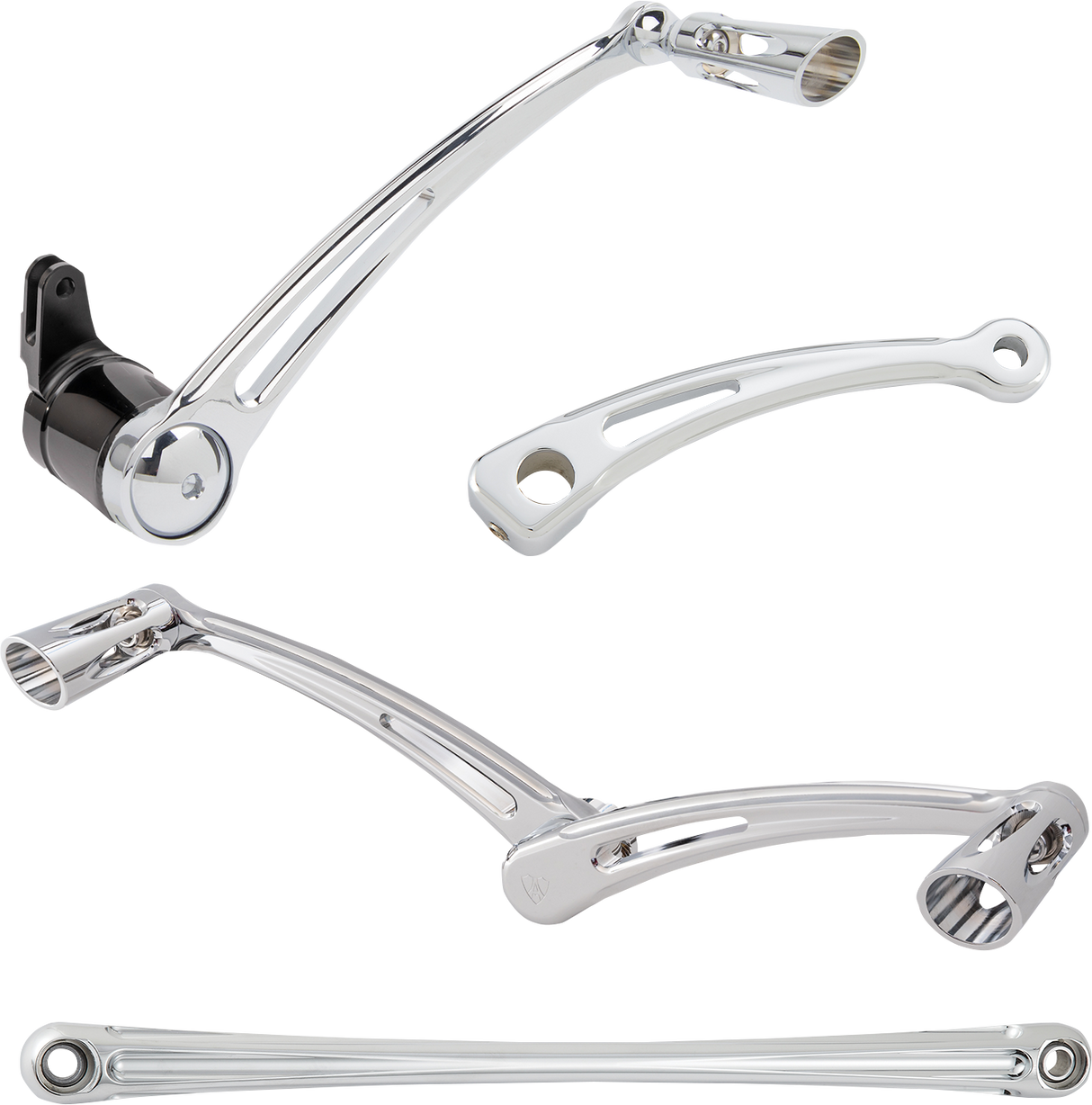 Deep Cut Foot Control Kit w/ Heel/Toe Shifter - Chrome 2000 - 2022