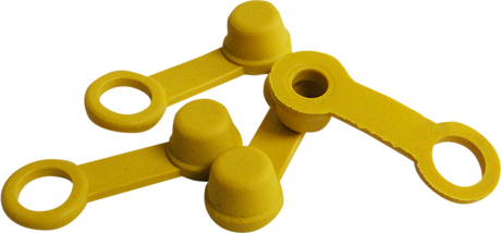 Bleeder Caps - Yellow - 4-Pack