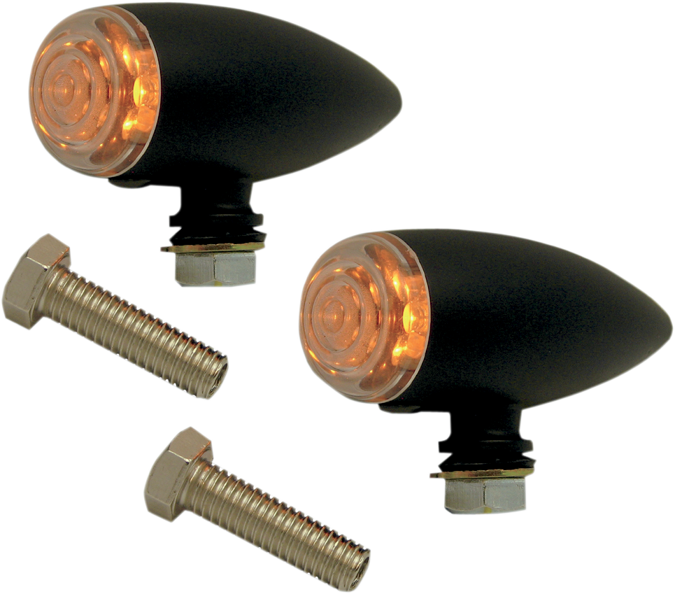 Bullet Marker Light - Black/Smooth