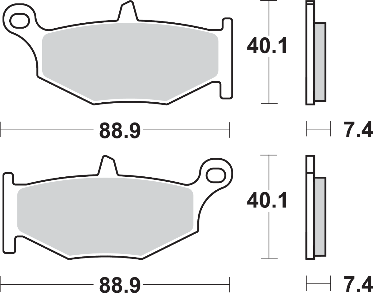 LS Brake Pads - Suzuki - 833LS 2006 - 2024