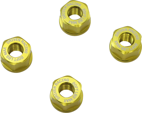 Aluminum Sprocket Nuts - Gold - M8 x 1.25 2014 - 2020