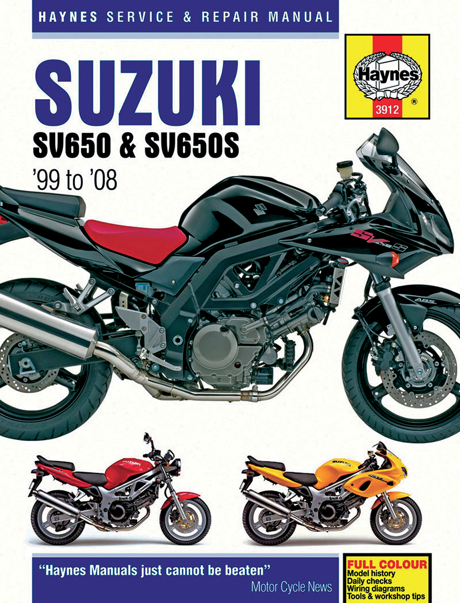 Manual - Suzuki SV650 1999 - 2008