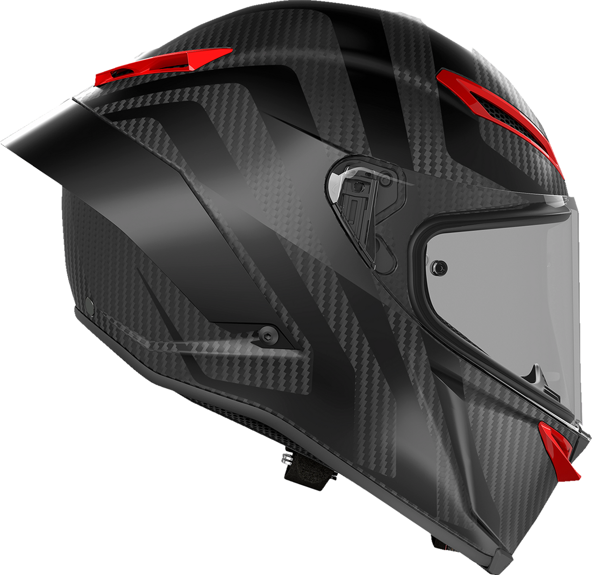 Pista GP RR Helmet - Intrepido - Matte Carbon/Black/Red - Small