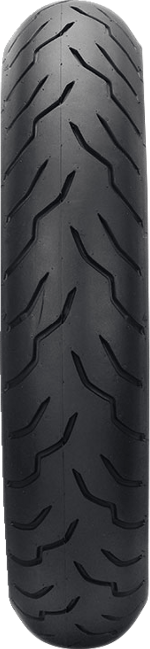 Tire - American Elite - Front - MT90B16 - Wide Whitewall - 72H