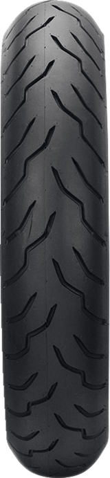 Tire - American Elite - Front - MT90B16 - Wide Whitewall - 72H