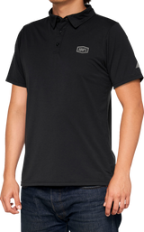 Corpo Polo Shirt - Black/Gray - Small