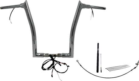 Handlebar Kit - Pointed Top - 16\" - Chrome 2021 - 2022