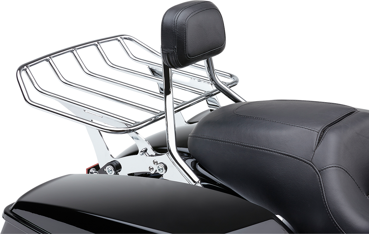 Detachable Backrest - Chrome - Short - FLH/FLT 2009 - 2020