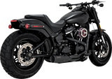 2-into-1 Hi-Output Short Exhaust System - Stainless Steel - Black 2018 - 2024