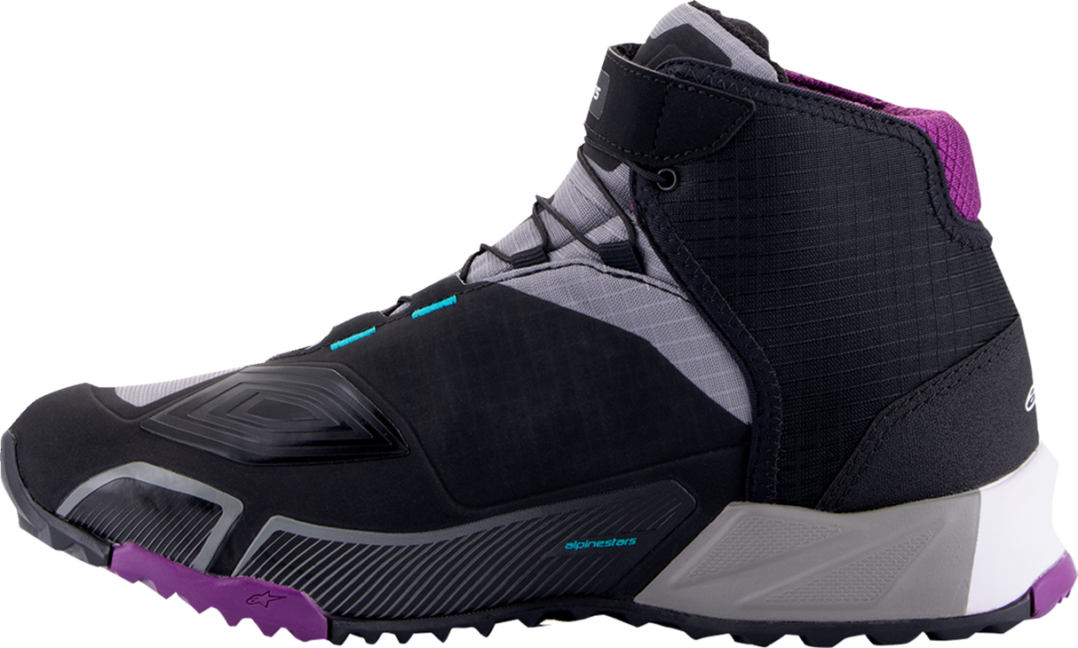 Stella CR-X Drystar® Shoes - Black/Gray/Teal/Purple - US 5