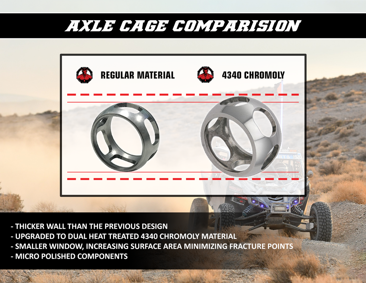 Axle - Complete - Heavy-Duty - Front Left/Right - Polaris 2010 - 2014