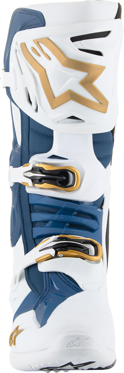 Arlington LE Tech 10 Boots - White/Blue/Gold - US 10