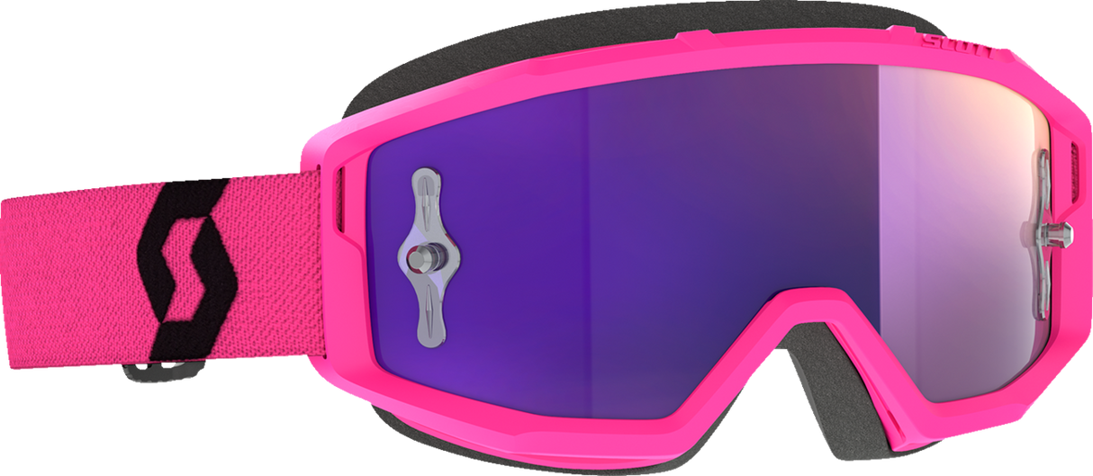 Primal Goggle - Pink/Black - Purple Chrome