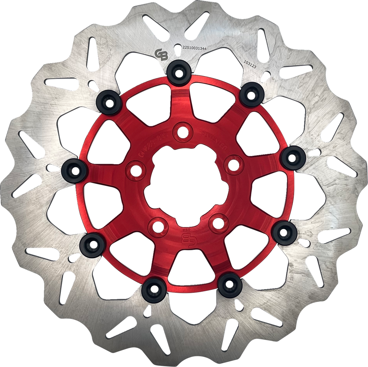 Brake Rotor - Front - Red 2000 - 2017