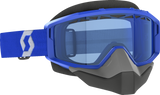 Primal Snow Cross Goggle - Blue/White - Dual Lens - Blue