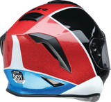 Youth Warrant 2.0 Helmet - Fresh Pow - Red/White/Blue - Small