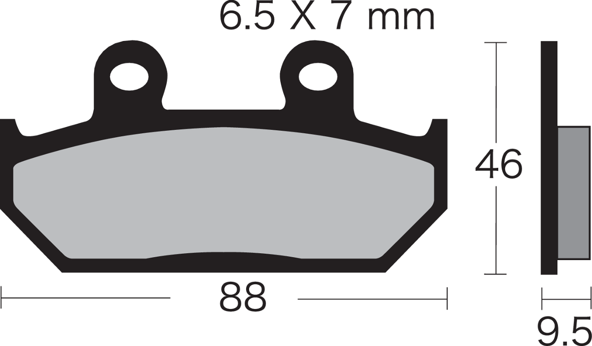 Semi-Metallic Brake Pads 1990 - 2000