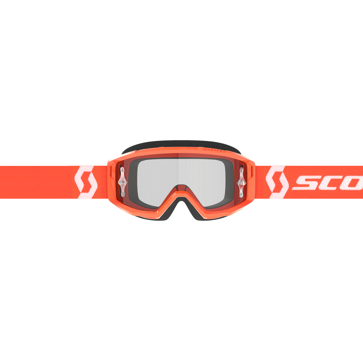 Primal Goggles - Orange/White - Clear