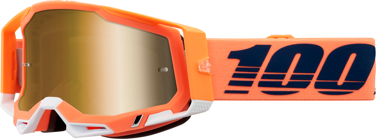 Racecraft 2 Goggles - Coral - True Gold Mirror