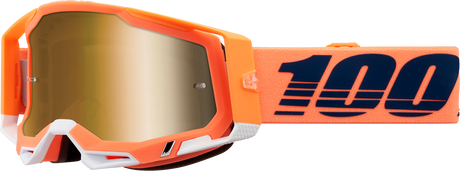 Racecraft 2 Goggles - Coral - True Gold Mirror