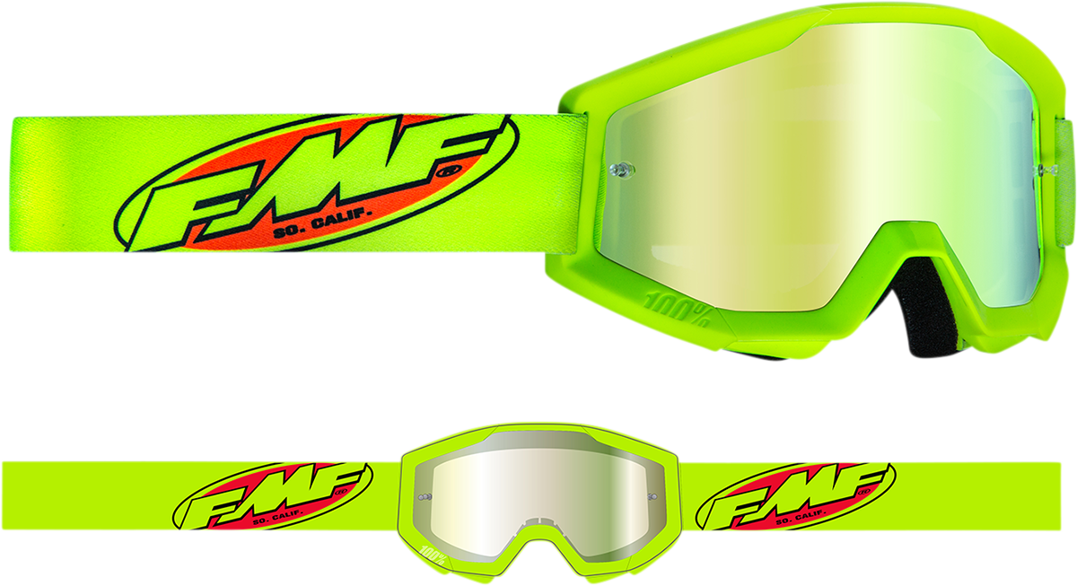 Youth PowerCore Goggles - Core - Yellow - Gold Mirror