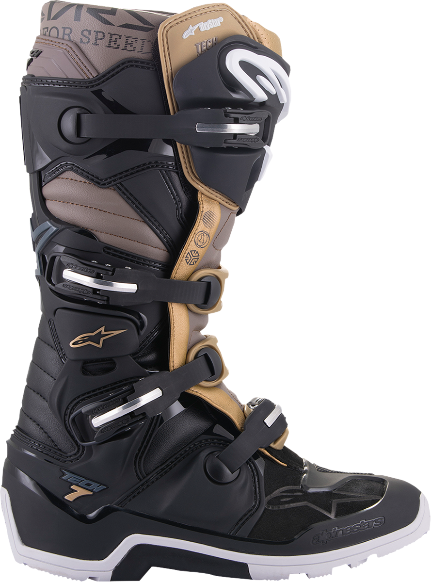 Tech 7 Enduro Drystar® Boots - Black/Gray/Gold - US 8