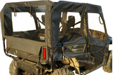 Soft Doors - Middle/Rear Windows - Black - Honda Pioneer 1000 2016 - 2023