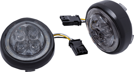 Turn Signal Insert - Front - Black/Smoke 2016 - 2022