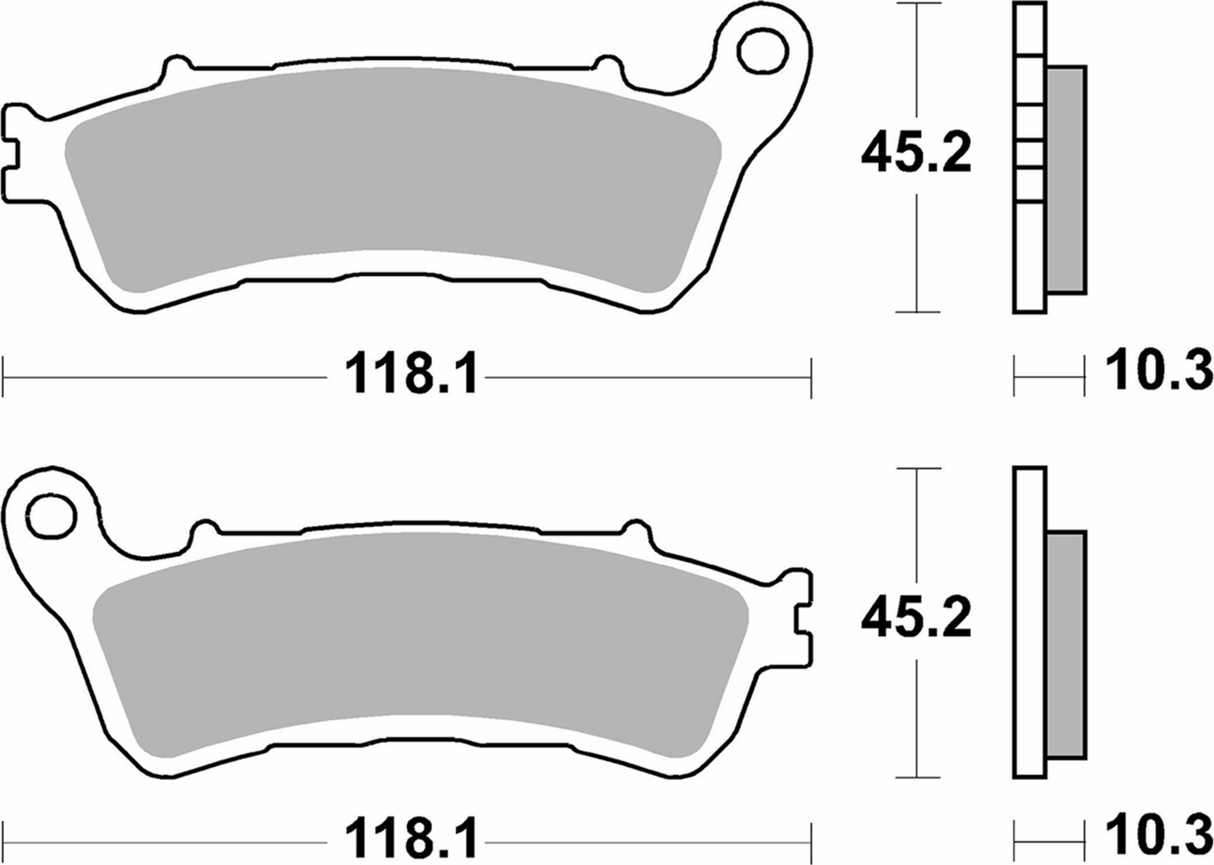 Sintered Brake Pads - Rear 2018 - 2021