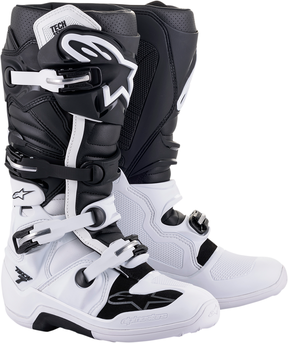 Tech 7 Boots - White/Black - US 11