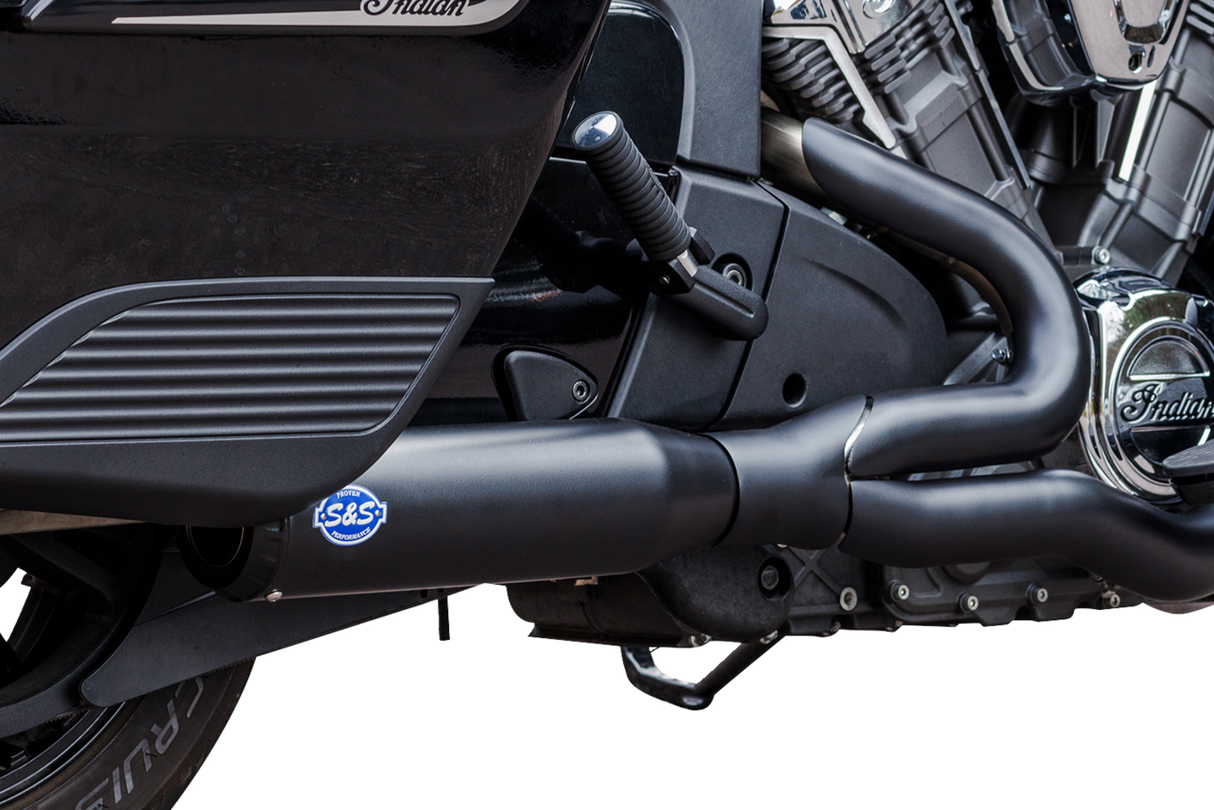 2-into-1 Qualifier Exhaust System - Race Only - Black - Stainless Steel 2020 - 2023