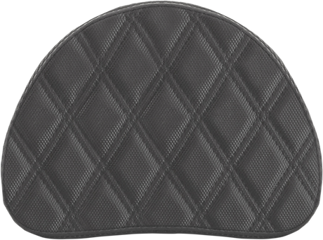 Sissy Bar Pad - Lattice Stitched - Black