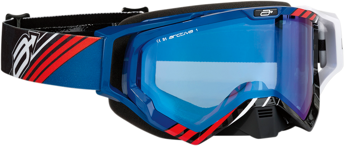 Vibe Goggles - Black/Blue/Red