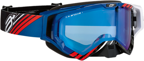 Vibe Goggles - Black/Blue/Red