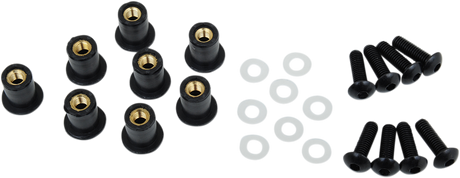 Windscreen Screw Kit - Black