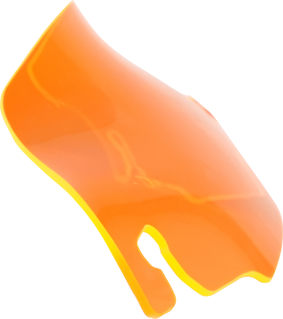 Kolor Flare™ Windshield - 3-1/2\" - Orange Ice - FLR 1996 - 2013