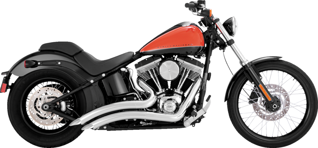 Big Radius Exhaust System - Chrome 2010 - 2017